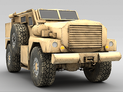 军事卡车模型3d模型