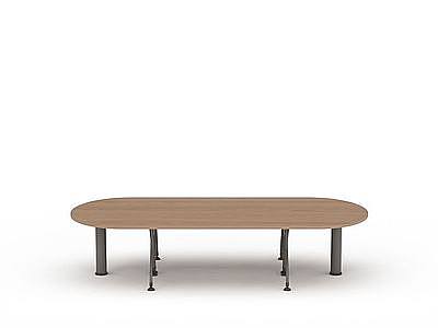 3d长形木桌子免费模型