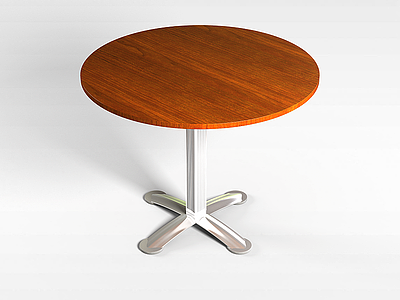 3d木质咖啡桌模型