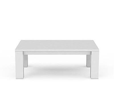 3d白色桌子免费模型