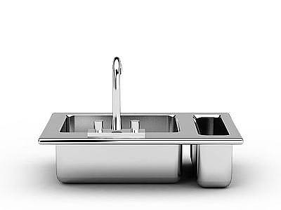 洗碗池模型3d模型