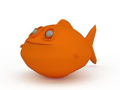 3d玩具小金鱼免费模型
