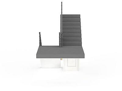 3d水泥楼梯免费模型