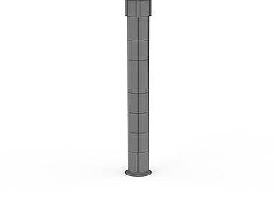 3d建筑水泥柱子免费模型