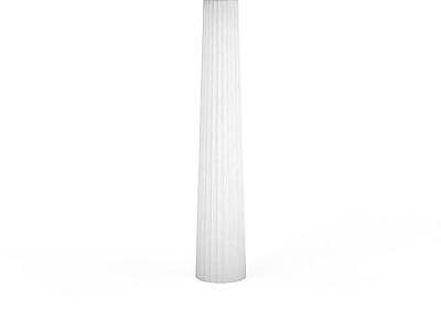 欧式石柱子模型3d模型
