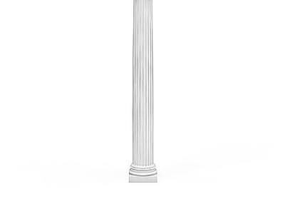 欧式建筑柱子模型