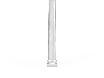3d广场建筑柱子免费模型
