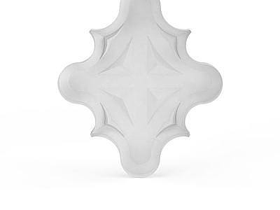 异形石膏构件模型3d模型