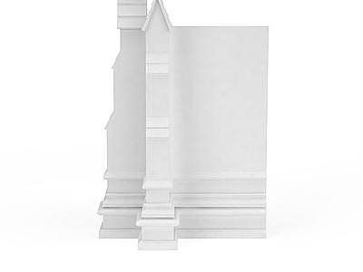 墙面建筑构件模型3d模型