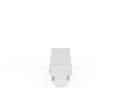 3d方形石膏构件免费模型