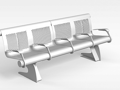 3d室外椅子模型