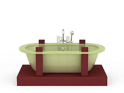 3d现代浴缸免费模型
