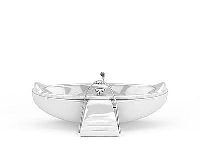 陶瓷浴缸模型3d模型