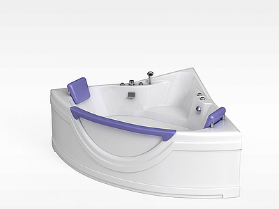 3d异形个性浴缸模型