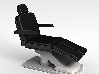 黑色按摩椅子模型3d模型