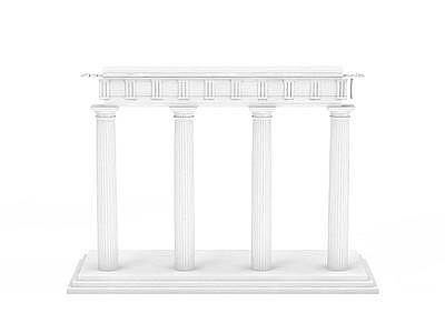 3d罗马柱子免费模型