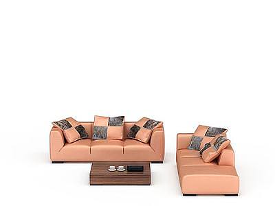 3d高档沙发组合免费模型