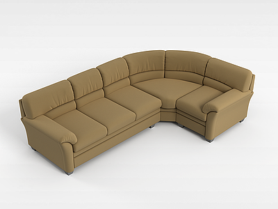 3d布艺沙发模型