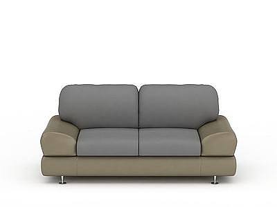 3d布艺双人沙发免费模型