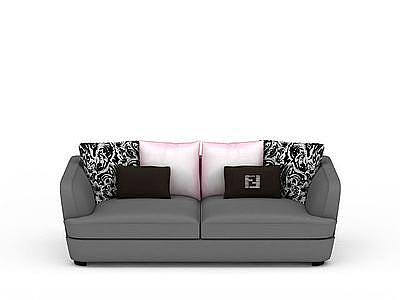 3d高档布艺沙发免费模型