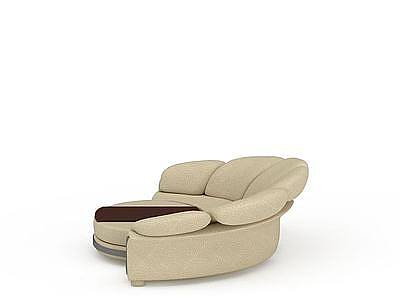 3d创意米色沙发免费模型