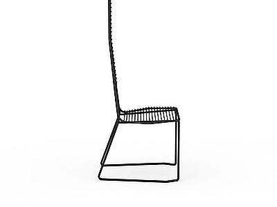 3d创意铁艺单人椅免费模型