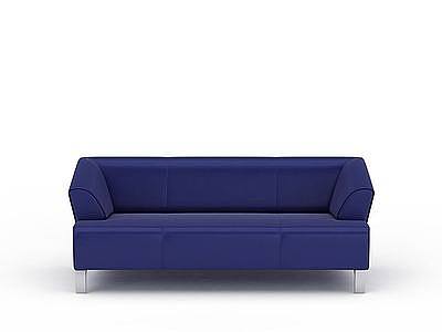 现代紫色沙发模型3d模型