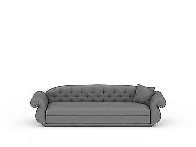 3d简约皮质沙发免费模型