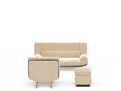 新款沙发组合模型3d模型