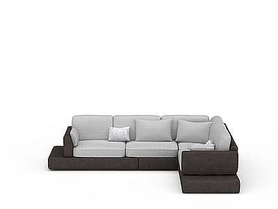 3d现代简洁沙发免费模型