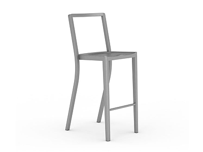 3d高脚椅子模型