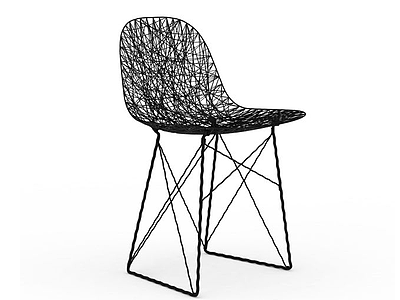 创意高脚椅子模型3d模型