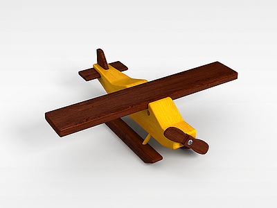 3d玩具飞机模型