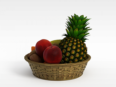 水果拼盘模型3d模型