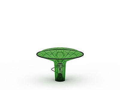 3d绿色灯具免费模型
