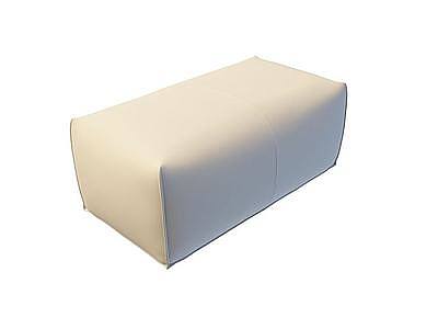 面包沙发凳模型3d模型