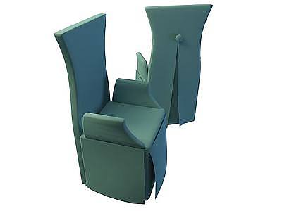 高背椅子模型3d模型