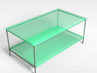 3d玻璃<font class='myIsRed'>台面</font>桌模型