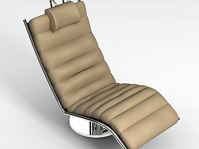 皮质沙发躺椅模型3d模型