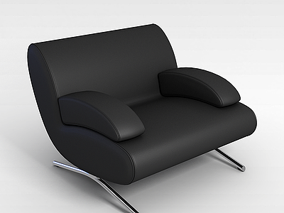 皮艺沙发椅模型3d模型