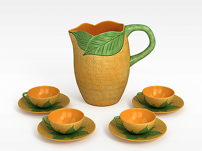 3d<font class='myIsRed'>陶瓷茶具</font>模型