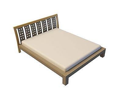3d平板床免费模型