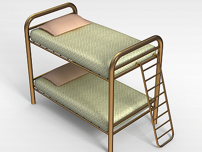 公寓床模型3d模型