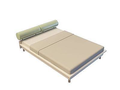 3d平板床免费模型