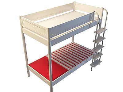 3d双层儿童床免费模型