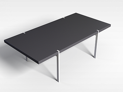 简约休闲桌模型3d模型