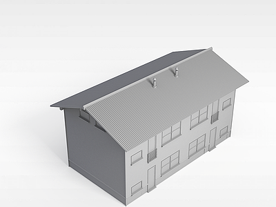 居民楼模型3d模型