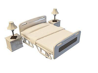 医院病床模型3d模型