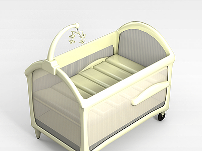 3d婴儿床模型