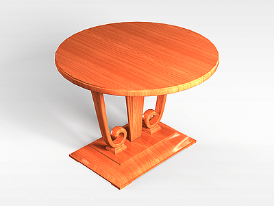 椭圆桌模型3d模型